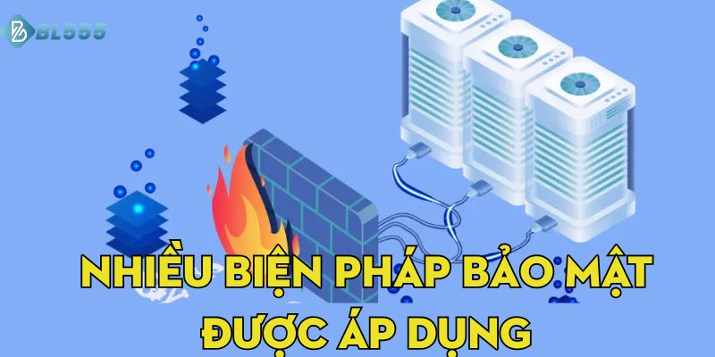 Nhiều biện pháp bảo mật được áp dụng