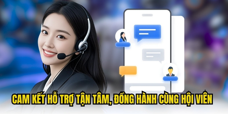 Cam kết hỗ trợ tận tâm, đồng hành cùng hội viên